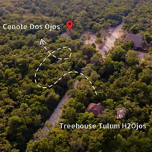 Camping Treehouse H2ojos, Tulum